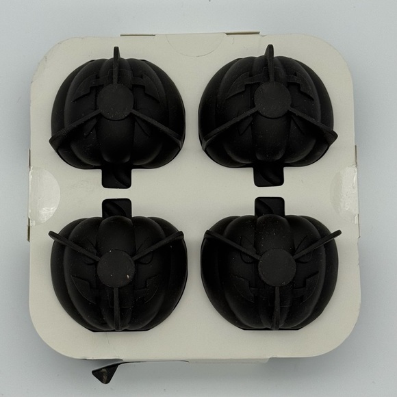 Threshold Pumpkin Silicone Ice Cube Mold 3D Halloween Shape - Picture 3 of 4